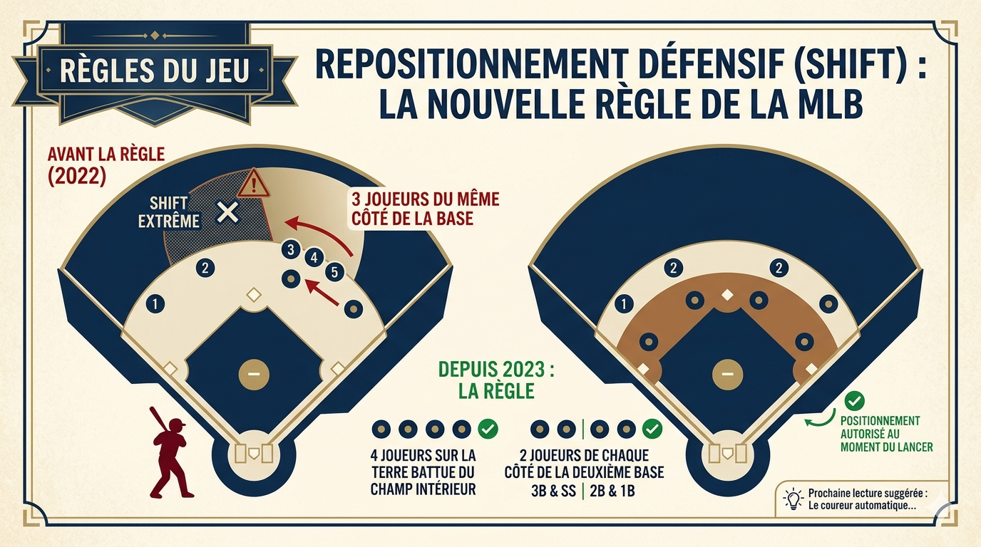 La restriction du repositionnement défensif (shift)