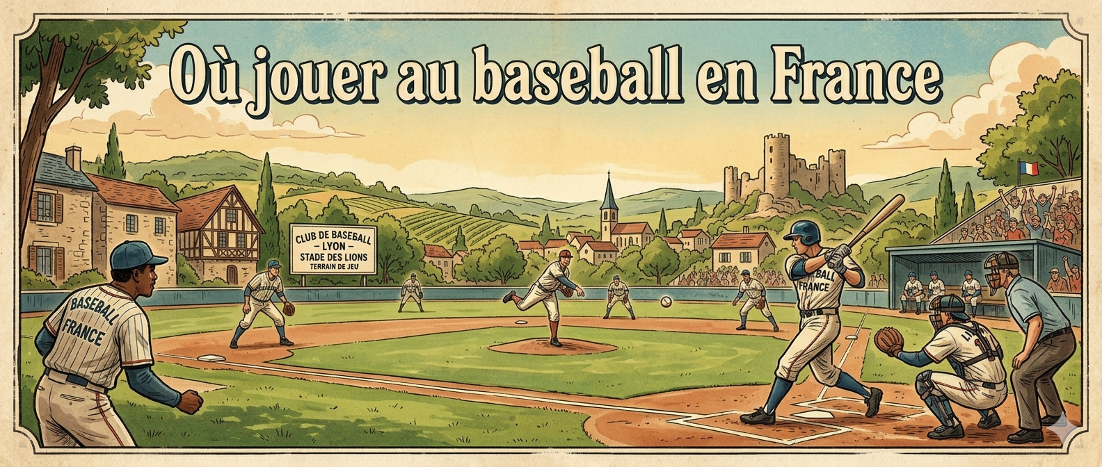 Où jouer au baseball en France : clubs, villes et fédération