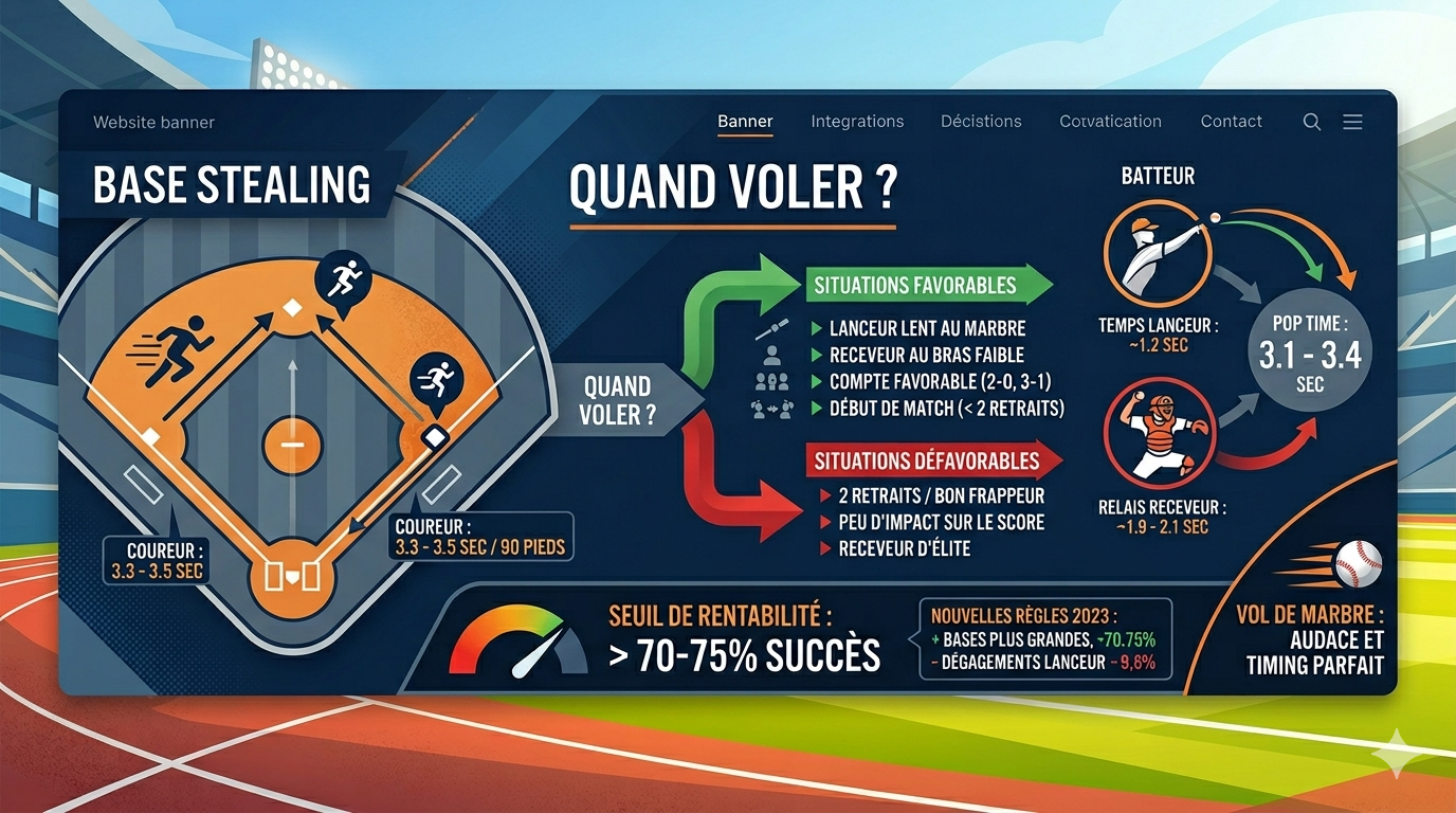 Le vol de base : quand tenter sa chance et quand rester