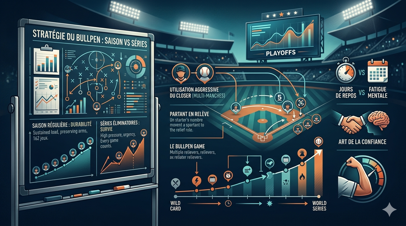 La gestion du bullpen en séries éliminatoires