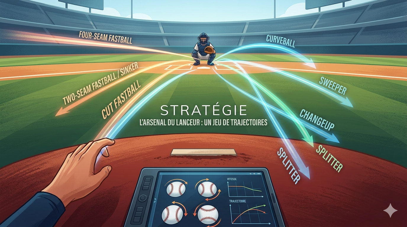 Les lancers spéciaux : rapide, courbe, slider, changement de vitesse — à quoi sert chaque type ?