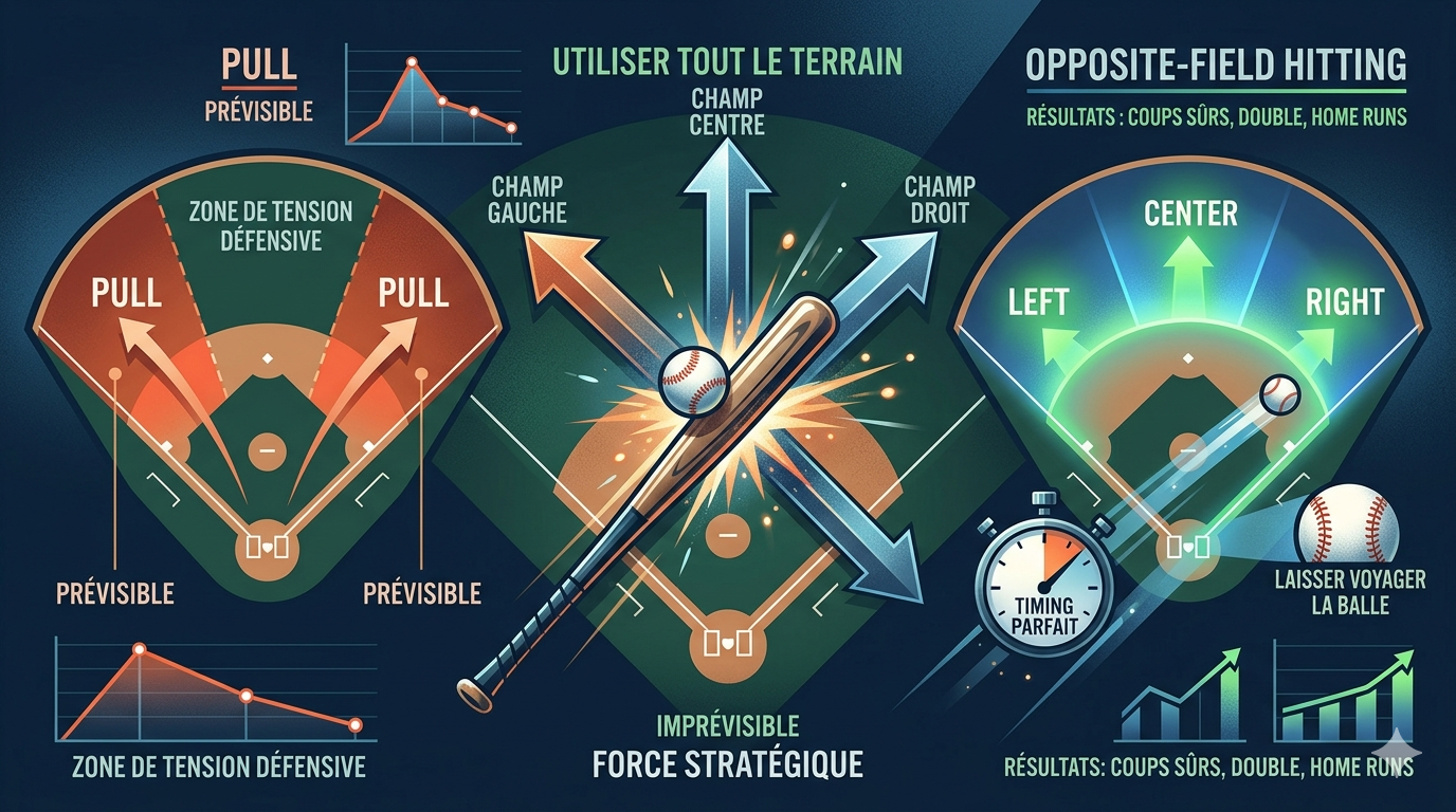 Frapper à l'opposé : pourquoi les meilleurs frappeurs utilisent tout le terrain